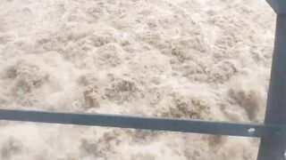 Chaishma barrage Mianwali flooding water follow