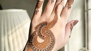 new super mahndi design and simple Mahandi design of the day today simple