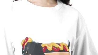 Funny Hotdog Cartoon  Cute  Hilarious Food Design