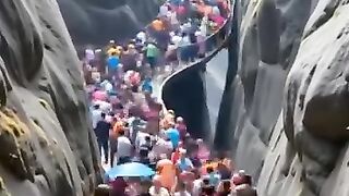 Suddenly bridge breaking accident