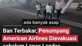 Sebuah insiden dialami pesawat American Airlines