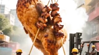 GIANT CHICKEN SATAY from Indonesia That Will Blow Your Mind! indonesianfood food