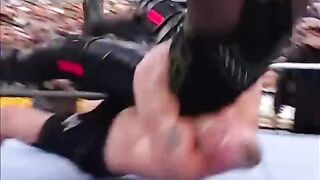 Brock Lesnar gave Omos a first class ticket to SUPLEX CITY!  WrestleMania