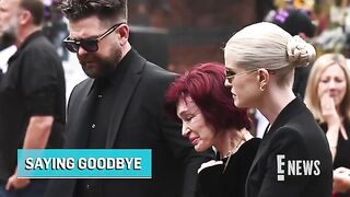 Ozzy Osbournes Kids Aimee, Kelly  Jack Tearfully Say Goodbye at Funeral