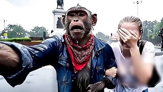 how to making a ai monkey vloggerblogger video( AI स बदर क बलग वडय कस बनए )