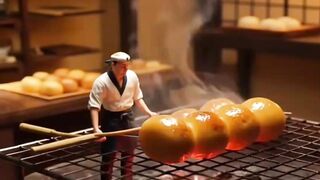 Tiny Chefs Create Giant Traditional Japanese Sweets!