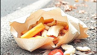 Pendant que certains jettent, dautres ont faim