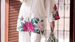 Product Name Elegant Womens Stitched Khaddar Shirt and Trouser Set with Digital Print Rs3000