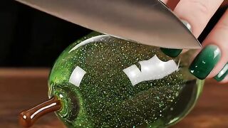 Glass asmr cutting