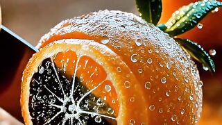 Glass fruit cutting