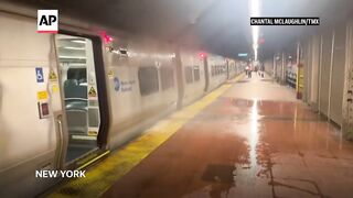 Storms lead to flash flooding in New York, New Jersey and
