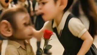 The ai love story video
