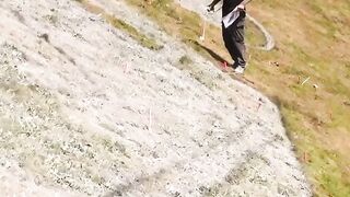 Painting on mountain