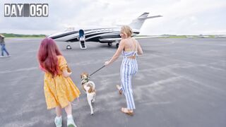 Mr Beast - Survive 100 Days in a Jet Part 5  100,000 Challenge