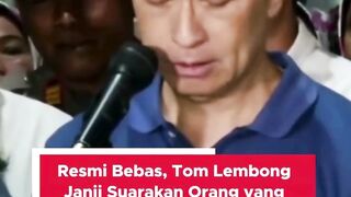 BREAKING NEWS Tom Lembong Resmi Bebas Usai Dapat Abolisi dari Presiden Prabowo