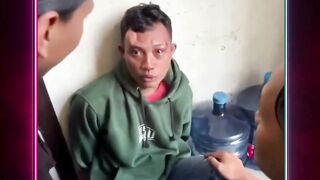 Seorang pria yang diduga sebagai pelaku pencurian sepeda motor