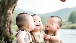 Cute baby apple collect