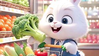 the super cute little rabbit