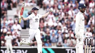 Record was set in Test cricket A new  in the England-India series