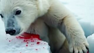 Heartwarming Polar Bear Rescue in Ice!