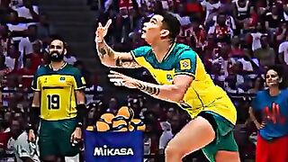 Volleyball attack service