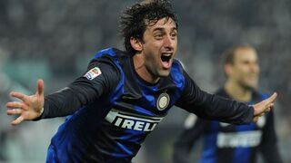 Diego Milito scored two goals against Bayern Munich