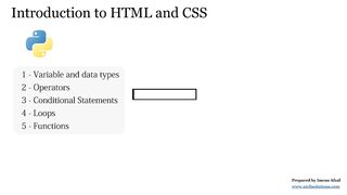 Introduction to HTML and CSS  A Path to Build Stunning Websites