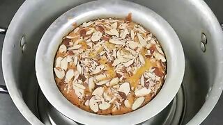 Almond Cake Recipe Without Oven, Cake Recipe, Cake banane ka Tarika, Tea Time.