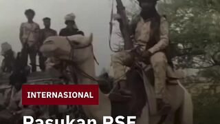 Visual pasukan RSF menunggangi unta mencuri perhatian dunia
