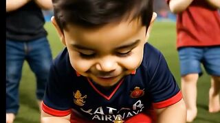 Virat Kohli wining the ipl tropy 25