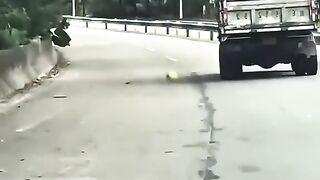Race watermelon and truck