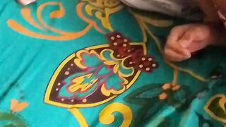 Baby playing with her brother