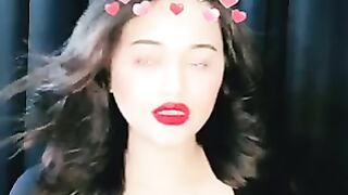 so cute item girl Bangladeshi Mahiya Mahi ka private live show pat -4