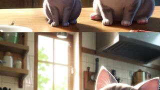 Find the Difference  Cute Cats in a Cozy Room!