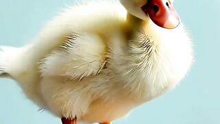 This Fluffy Gosling Is a Total Goofball!  shorts cuteanimals cute viral viralvideo