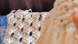 Room decor with macrame