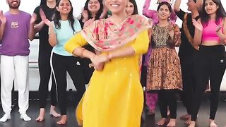 Colorful Henna Night Dance  Vibrant Punjabi Wedding Moments