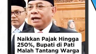 Sudewo bupati di Pati Naikkan pajak 250