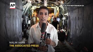 Aid airdrops continue in Gaza as Palestinians scramble for