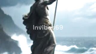 Poseidon, the mighty God of the sea