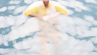 me at swimming pool