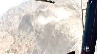 Pakistan Army Mi-17 Blasting Sand in Balochistan  Epic Low-Altitude Helicopter Flight