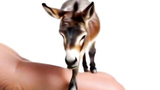 Watch This Baby Donkey Do the Funniest Little Hops! shorts cuteanimals cute viral viralvideo