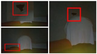 Is it a ghost or gollum caught in the frame of a video - Scary Videos