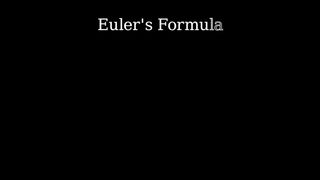 Proof Of Eulers Formula