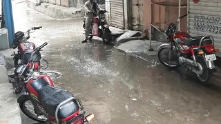 rain in satyana Road faisalabad today