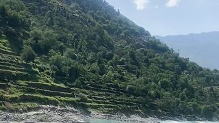 Swat River Offers a Breathtaking View  swat swatriver swatvalley kpk pakistan vlog