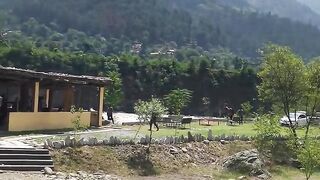 The cold waters of the Kunhar River are attracting