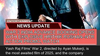 War India Advance Booking Opens with Explosive H