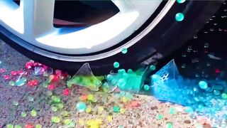 Carro  de Slime Gigantes com Coisas Macias e Crocantes e Carro Experimental